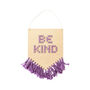 Be Kind Tasseled Embroidery Board Kit, thumbnail 10 of 12