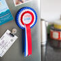 Super Dad Fathers Day Personalised Rosette, thumbnail 5 of 7