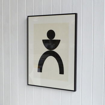 Bold Abstract Person Framed Print, 5 of 5