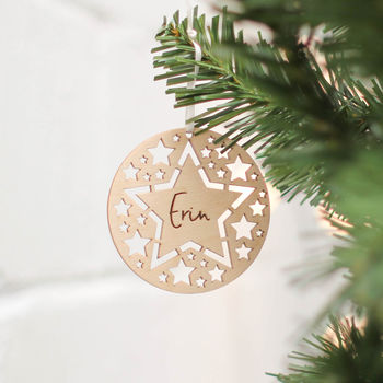 Christmas Tree Decoration, Star Cutouts, 2 of 4