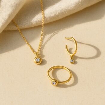 O Rba Golden Nugget Necklace With Flush Set Diamondr, 4 of 7