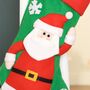 Personalised Santa Claus Christmas Stocking, thumbnail 4 of 6