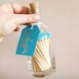 Matches In A Glass Luxury Bottle, Gift, thumbnail 10 of 11
