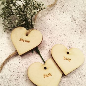 Wooden Heart Place Names, 4 of 7