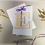 Personalised Initial Letter Mother’s Day Card, thumbnail 3 of 6