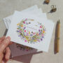 Spring Flowers Ready To Write Invitations, thumbnail 3 of 11
