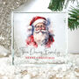 Personalised Any Message Traditional Santa Crystal Token, thumbnail 2 of 6