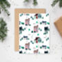 Pack Of Four Handmade Christmas Cards, thumbnail 3 of 8