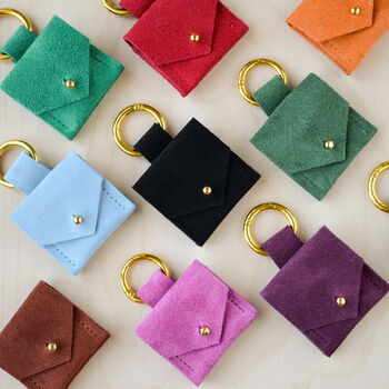 Suede Dog Wedding Ring Bearer Box Or Pouch, 9 of 10