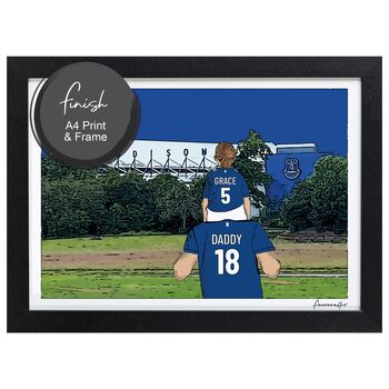Everton Fc Personalised Football Gift, Print Or Card, 10 of 10