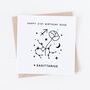 Personalised Sagittarius Zodiac Star Sign Card, thumbnail 3 of 3