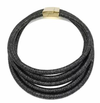 The Egyptian Gold, Silver Or Black Statement Necklace, 5 of 10