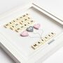 Welcome To The World Baby Girl Personalised Gift Frame, thumbnail 2 of 8