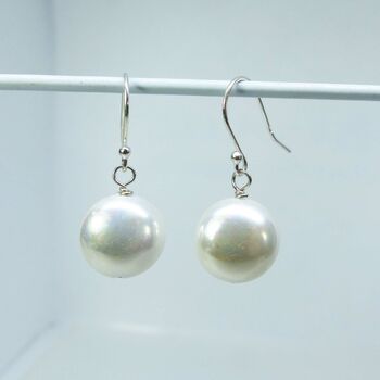 Simple Pearl Earrings, 3 of 5