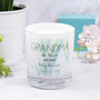 'Grandma' Mother's Day Luxury Scented Glass Candle, thumbnail 4 of 9