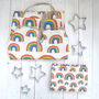 Rainbow Linen Tea Towel, thumbnail 6 of 6