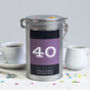 Personalised 40th Birthday Coffee Gift In Tin, thumbnail 4 of 6