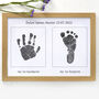 Personalised Hand And Footprint Wallet Metal Cards, thumbnail 9 of 11