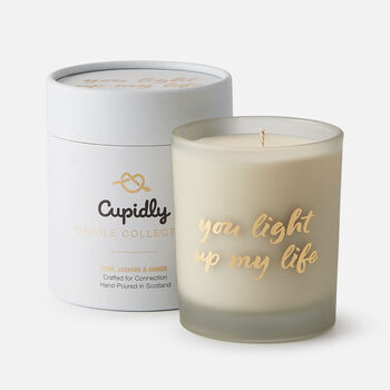You Light Up My Life Scented Candle | Includes Digital Ritual | Special Celebration Or Anniversary Gift For Him Or Her, 2 of 4