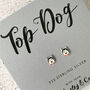 Husky Dog Sterling Silver Earrings, thumbnail 1 of 7