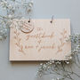 Personalised Wooden Wedding Guestbook, thumbnail 1 of 3