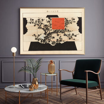Japanese Vintage Textile Art Print, 3 of 3