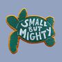 Embroidered 'Small But Mighty' Sew On Turtle Badge, thumbnail 2 of 6
