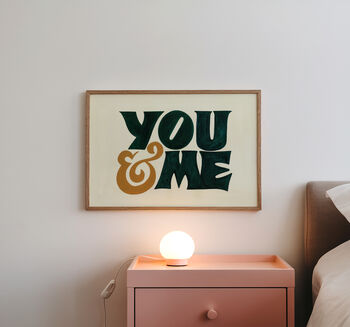 You And Me Print, Romantic Print, 7 of 8