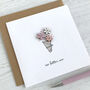 Floral Bouquet Get Well Card, thumbnail 4 of 7