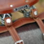 Picnic Rug And Leather Straps 100% Lambswool Wildwoods, thumbnail 4 of 5