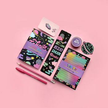 Celestial Space Illustrated Cotton Pencil Case, 12 of 12