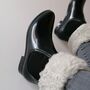Merino Wool Elastic High Socks, thumbnail 3 of 7