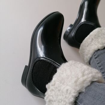 Merino Wool Elastic High Socks, 3 of 7