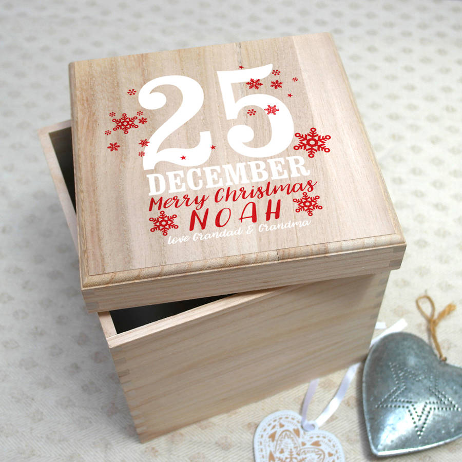 Personalised Christmas Eve Box By Letterfest | notonthehighstreet.com