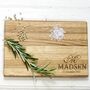 Personalised Oak Serving Cutting Board, thumbnail 1 of 5