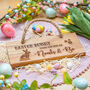 Personalised Easter Bunny Wooden Sign, thumbnail 3 of 7