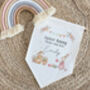 Personalised Easter Bunny Stop Here Flag, thumbnail 1 of 3