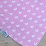 Bandana Dribble Bib Pink With Hearts, thumbnail 2 of 2