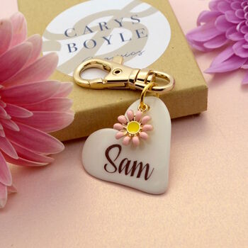Personalised Flower Girl Thank You Keyring Gift, 3 of 4