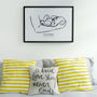 'The First' Personalised To Scale New Baby Print, thumbnail 3 of 4
