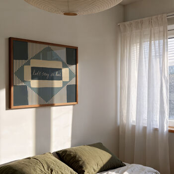 Let's Stay In Bed Stripe Print, 9 of 11