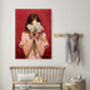 Female Flower Portrait Art Print, thumbnail 3 of 4
