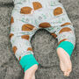Organic Hedgehog Baby Leggings, thumbnail 5 of 6