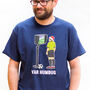 Men's Football Christmas T Shirt, thumbnail 1 of 4