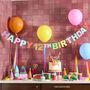 Colourful Balloons With Tassels X Five, thumbnail 3 of 3