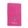 Embroidered Darts Towel With Name And Carabina, thumbnail 3 of 7