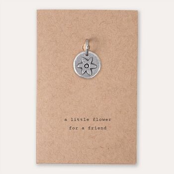 'A Little Flower For A Friend' Charm, 2 of 4