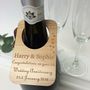 Personalised Wedding Anniversary Wine Bottle Label, thumbnail 2 of 4
