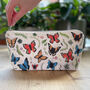 Cotton Butterflies Makeup And Cosmetic Bag, thumbnail 1 of 8