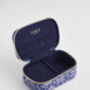 Blue Ditsy Jewellery Box Small, thumbnail 5 of 5